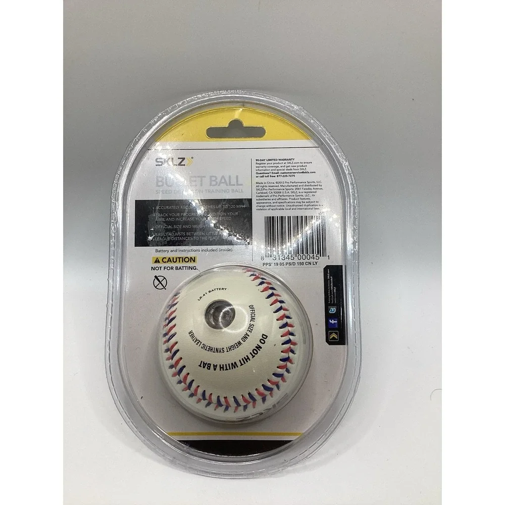 SKLZ Bullet Ball Baseball Pitching Speed Detection Training Ball